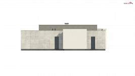 Elewacja projektu Zx56 - 2 - wersja lustrzana