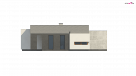 Elewacja projektu Zx56 - 4 - wersja lustrzana