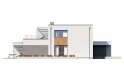 Projekt domu z poddaszem Mikado - elewacja 2