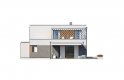 Projekt domu z poddaszem Mikado - elewacja 4