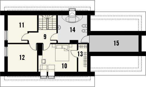 Rzut projektu ELEGANT 2G