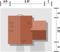 Usytuowanie budynku SORBONA 2G w wersji lustrzanej