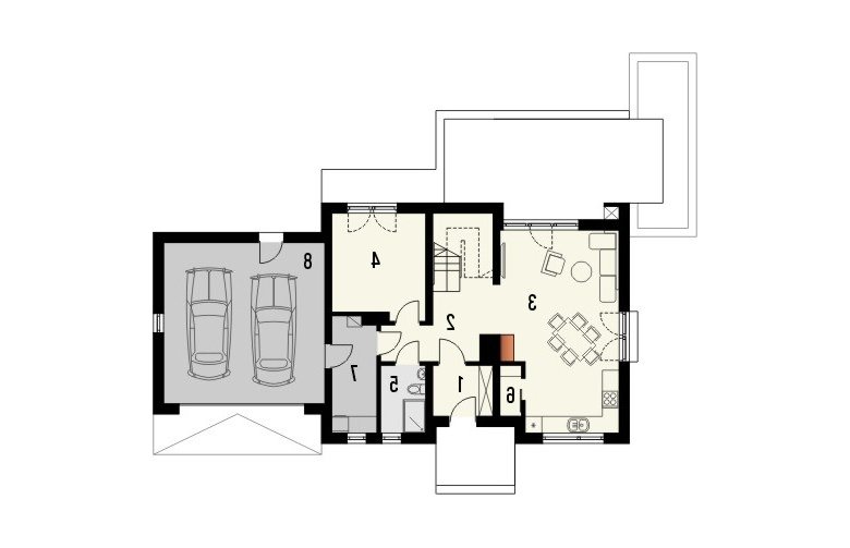Projekt domu jednorodzinnego IDEAL 2G - 