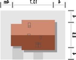 Usytuowanie budynku MADRAS w wersji lustrzanej