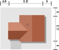 Usytuowanie budynku EUFORIA w wersji lustrzanej