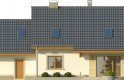 Projekt domu z poddaszem AROMA 2 2G - elewacja 2