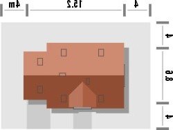 Usytuowanie budynku ENKLAWA 2 w wersji lustrzanej