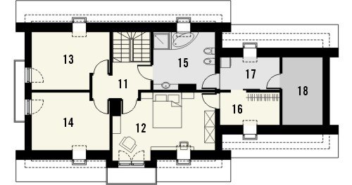 Rzut projektu ENKLAWA 2 2G