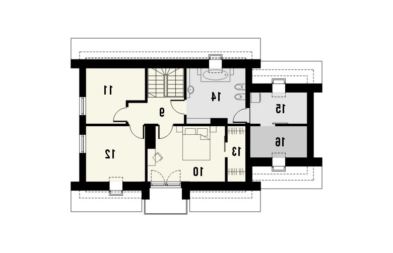 Projekt domu nowoczesnego ESTYMA 2 - 