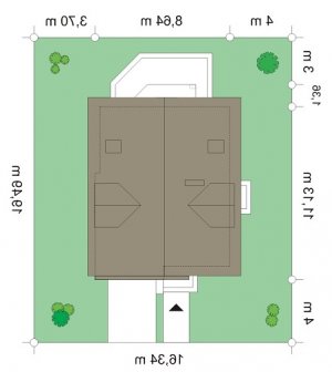 Usytuowanie budynku Na swoim 2 (576) w wersji lustrzanej