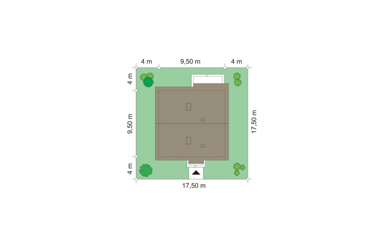 Projekt domu wielorodzinnego Zosia 3 (529) - Usytuowanie