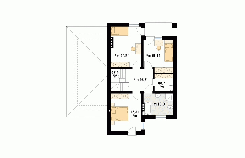 Projekt domu szkieletowego Pinia 2 - 