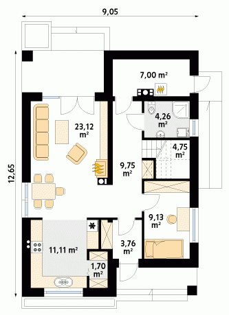 Rzut projektu Amarant 2