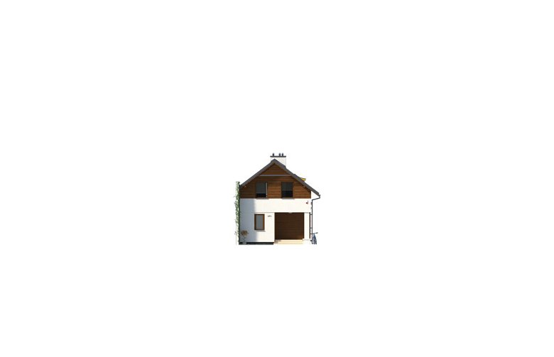Projekt domu tradycyjnego Koliber 4 - elewacja 1