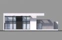 Projekt domu piętrowego Homekoncept 30 - elewacja 4