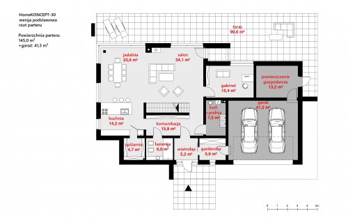 Rzut projektu Homekoncept 30