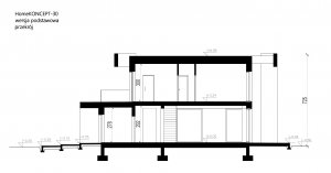Przekrój projektu Homekoncept 30