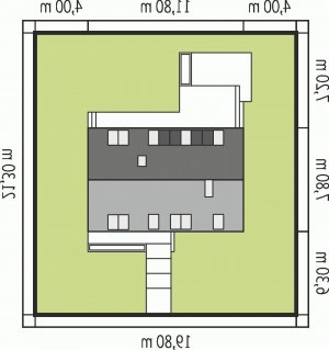 Usytuowanie budynku E11 ECONOMIC w wersji lustrzanej