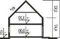 Projekt domu wielorodzinnego E11 ECONOMIC - przekrój 1