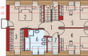 Projekt domu z poddaszem E11 II ECONOMIC - poddasze