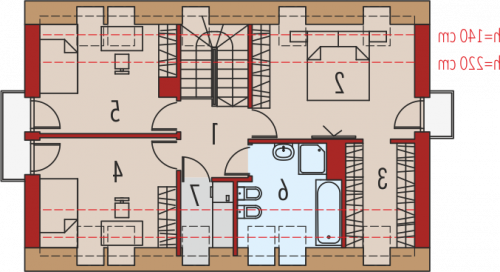 PODDASZE E11 II ECONOMIC - wersja lustrzana