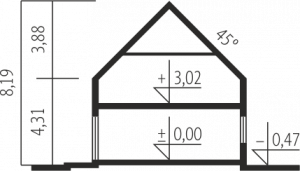 Przekrój projektu E11 II ECONOMIC