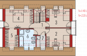 Projekt domu jednorodzinnego E11 III ECONOMIC - poddasze