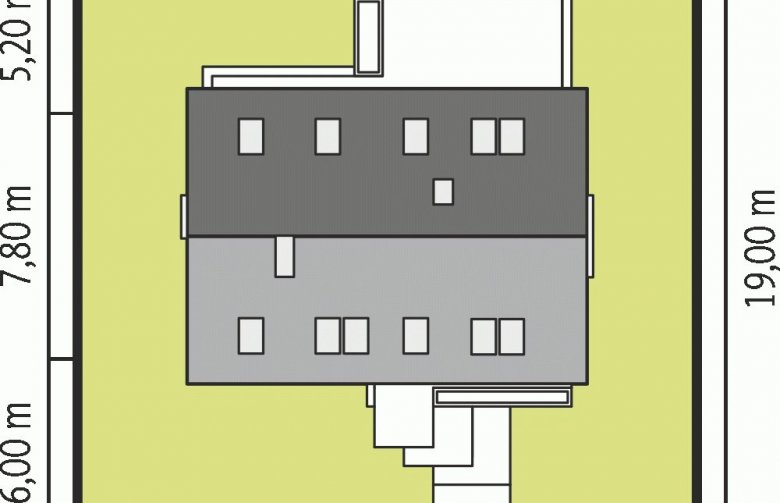 Projekt domu jednorodzinnego E11 III ECONOMIC - Usytuowanie