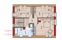 Projekt domu wielorodzinnego E12 ECONOMIC - poddasze