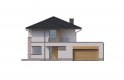 Projekt domu piętrowego Klara 2 PS - elewacja 1
