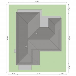 Usytuowanie budynku Otto 2 PS  w wersji lustrzanej