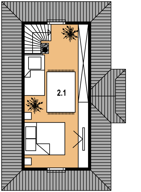 Rzut projektu LEG-1 Szkielet