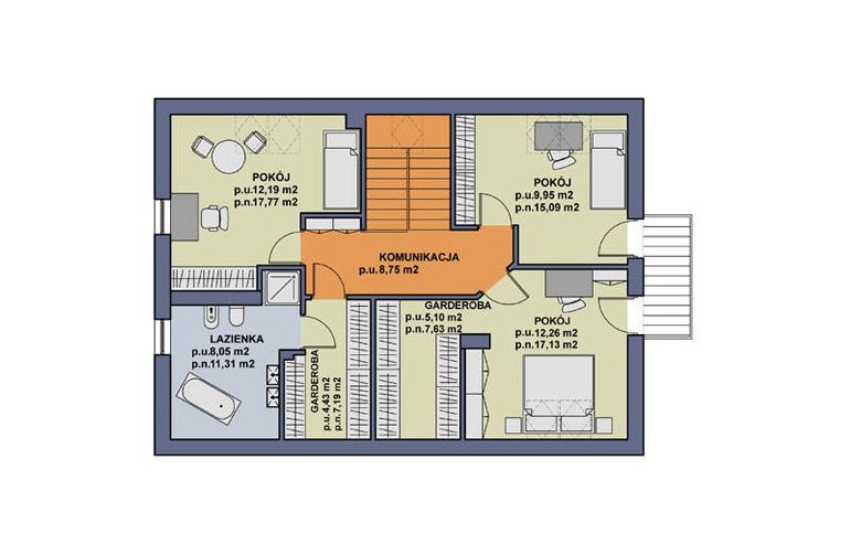 Projekt domu wielorodzinnego TK16 - 