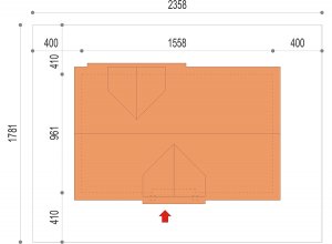 Usytuowanie budynku Dżin N 2G