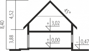 Przekrój projektu E13 II G1 ECONOMIC