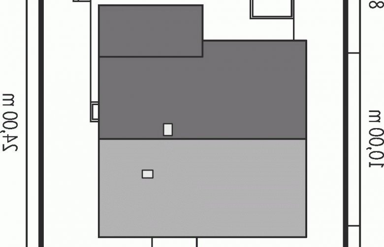 Projekt domu tradycyjnego Elmo IV ENERGO - Usytuowanie - wersja lustrzana