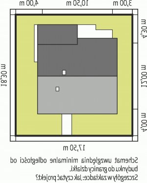 Usytuowanie budynku Elmo V ENERGO w wersji lustrzanej