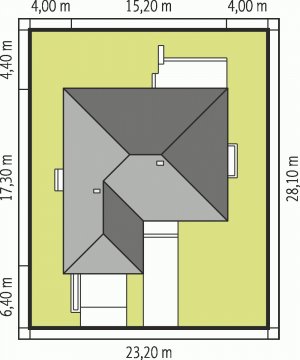 Usytuowanie budynku Eris G2 (wersja C) MULTI-COMFORT