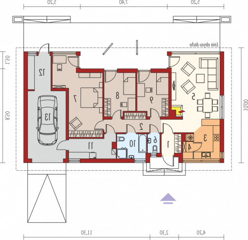 PARTER Eryk G1 MULTI-COMFORT - wersja lustrzana