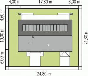 Usytuowanie budynku Eryk G1 MULTI-COMFORT