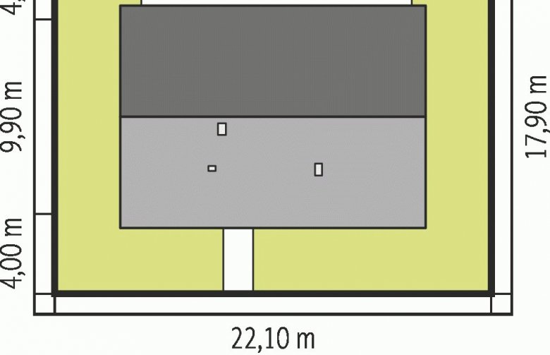 Projekt domu jednorodzinnego Eryk III - Usytuowanie