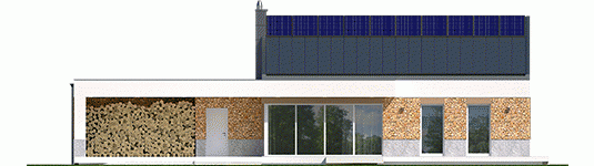 Elewacja projektu EX 11 G2 (wersja A) soft - 3 - wersja lustrzana