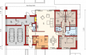 Projekt domu nowoczesnego EX 11 G2 (wersja B) soft - parter