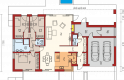 Projekt domu nowoczesnego EX 11 G2 (wersja C) soft - parter