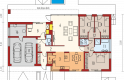 Projekt domu nowoczesnego EX 11 G2 (wersja D) MULTI-COMFORT - parter