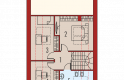 Projekt domu nowoczesnego EX 14 soft - poddasze