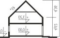 Projekt domu nowoczesnego EX 16 G1 MULTI-COMFORT - przekrój 1