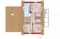 Projekt domu tradycyjnego EX 16 II G1 - poddasze