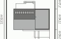 Projekt domu nowoczesnego EX 8 G2 (wersja A) soft - usytuowanie - wersja lustrzana