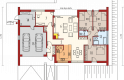 Projekt domu nowoczesnego EX 8 G2 (wersja B) soft - parter